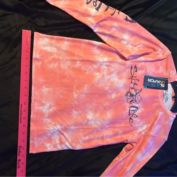 Salt Life UV Vapor Tie Dye Long Sleeve Rash Guard Sun Shirt SLX/YL Large NWT - Picture 6 of 10